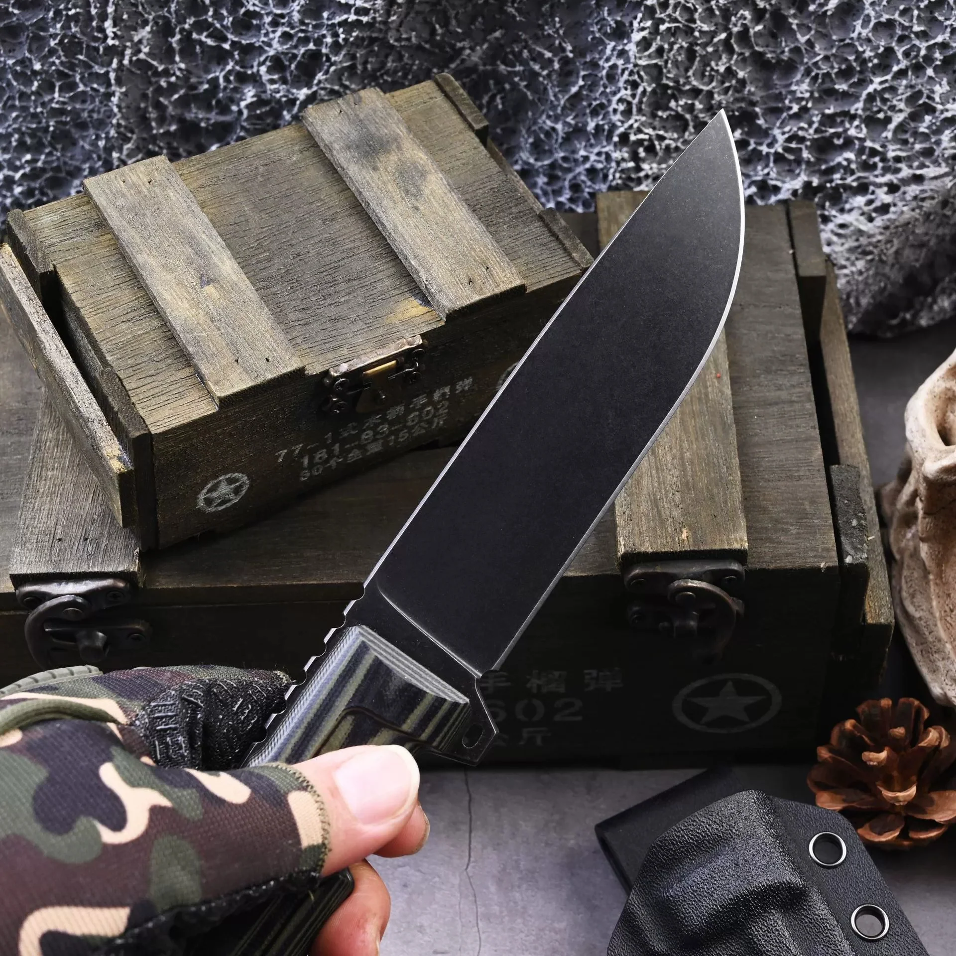 CAYMON - 5CR15MOV | FULL TANG - Image 5