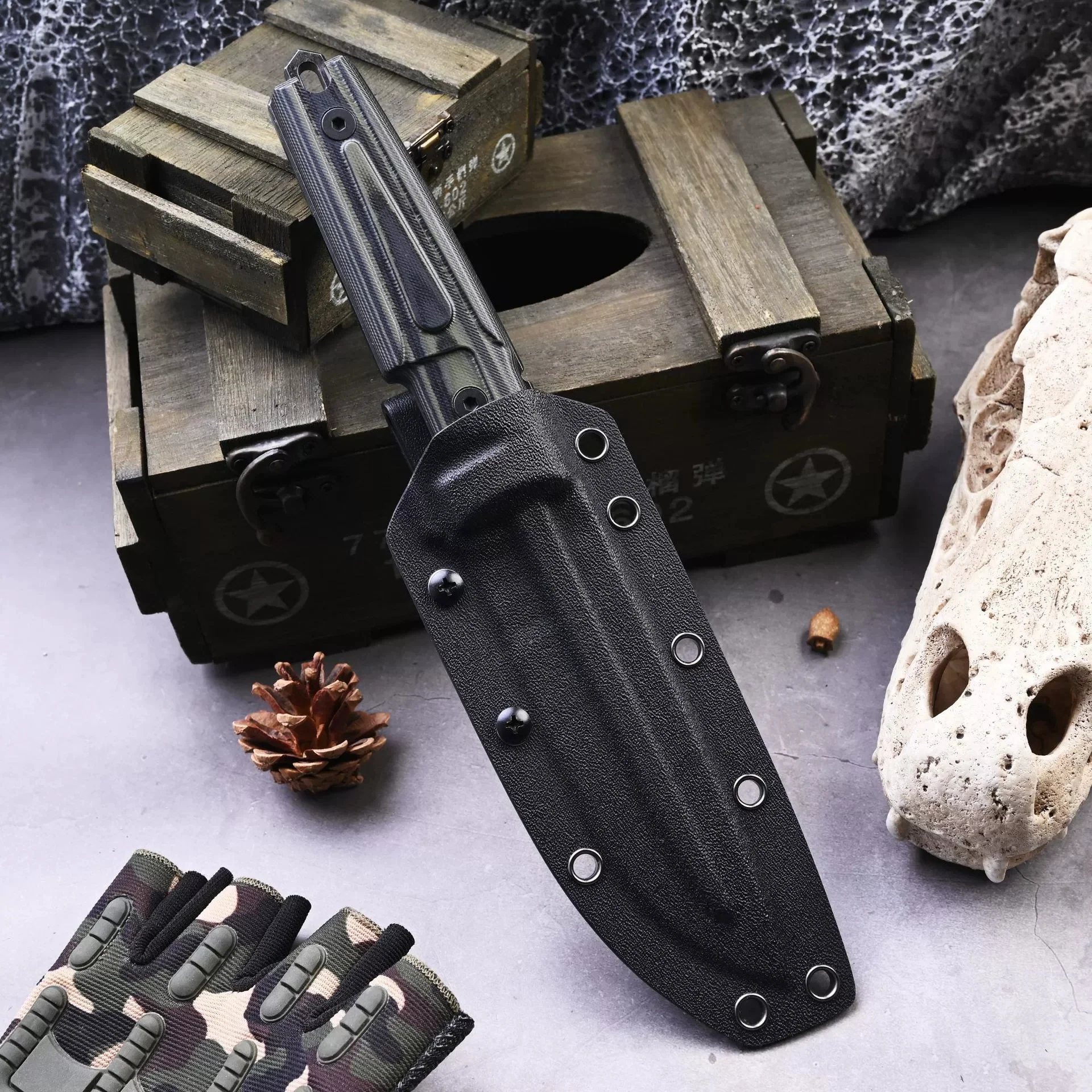 CAYMON - 5CR15MOV | FULL TANG - Image 8