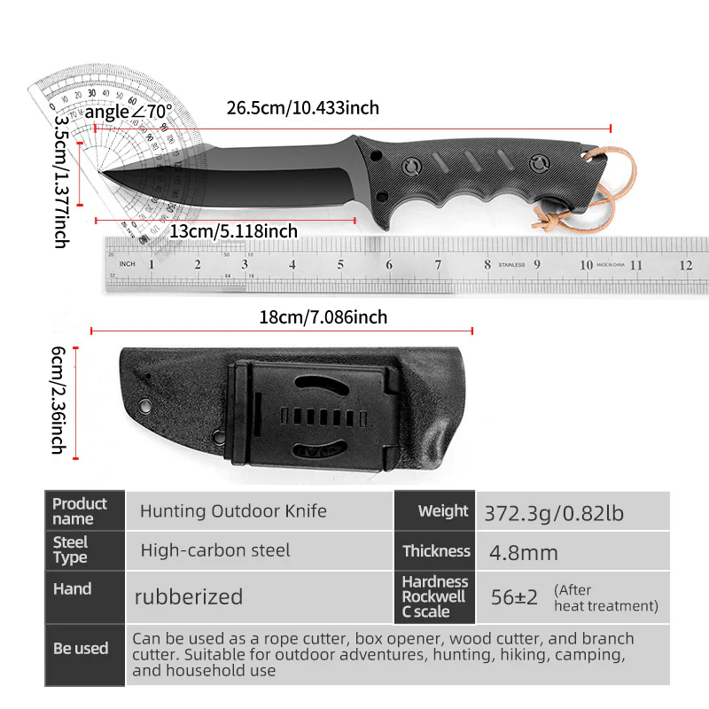SCOUT - 40CR13 | FULL TANG - Image 10